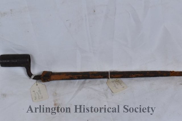 Bayonet and sheath believed to be used by Samuel Whittemore at the Battles of Lexington and Concord