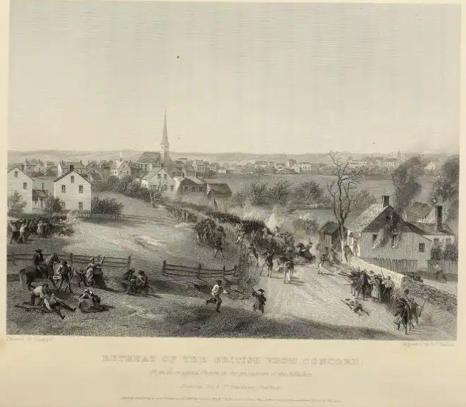 Retreat of the British from Concord