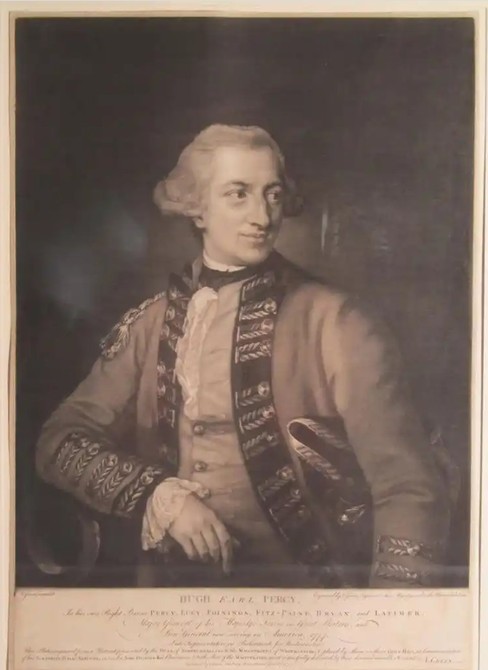 Hugh Earl Percy, January 1, 1777